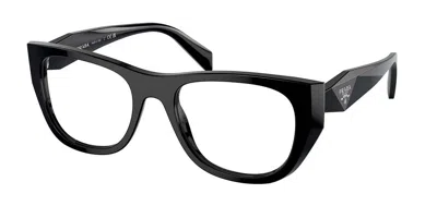 Prada Pr A18vf Asian Fit Women's Glasses, Black, Size 52