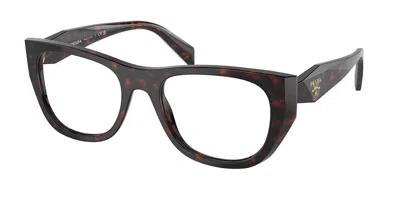 Prada Pr A18vf Asian Fit Women's Glasses, Tortoiseshell, Size 52 In Black