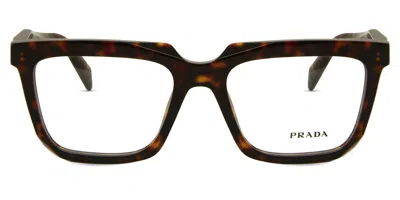 Prada Pr A19v Women's Glasses, Tortoiseshell, Size 52 In Brown