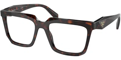 Prada Pr A19vf Asian Fit Women's Glasses, Tortoiseshell, Size 55