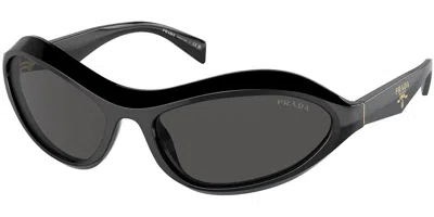 Prada Pr A20s 16k5s0 Women's Sunglasses  Size 61 In Black