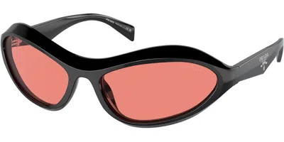Prada Pr A20sf Asian Fit 16k20b Women's Sunglasses Black Size 63