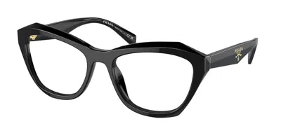 Prada Pr A20vf Asian Fit Women's Glasses, Black, Size 56