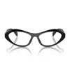 Prada Logo-engraved Oval-frame Glasses