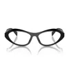 Prada Logo-engraved Oval-frame Glasses