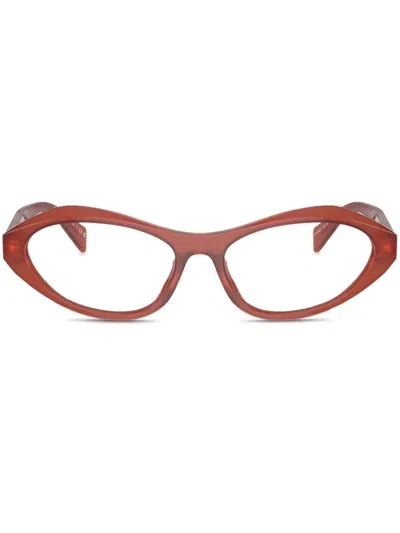Prada Pr A21v Glasses In Orange