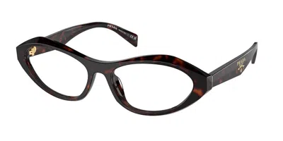 Prada Pr A21v Women's Glasses, Tortoiseshell, Size 53