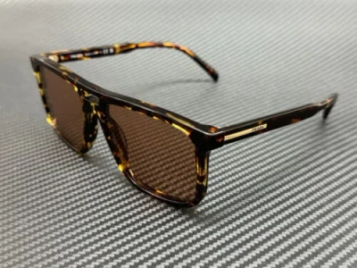 Pre-owned Prada Pr A22s 14o07v Tortoise Orange Men's 58 Mm Sunglasses