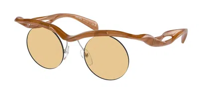 Prada Pr A24s 13s80e Women's Sunglasses Brown Size 43