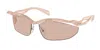 Prada Eyewear Sunglasses In Brown