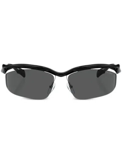 PRADA PR A25S GEOMETRIC-FRAME SUNGLASSES