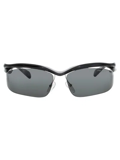 Prada Pr A25s Sunglasses In Gold