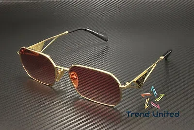Pre-owned Prada Pr A51s 5ak40c Gold Pink Gradient Red 58 Mm Women's Sunglasses