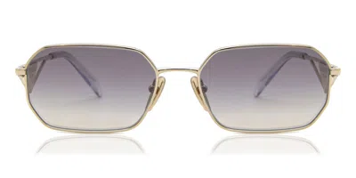 Prada Pr A51s Zvn30c Women's Sunglasses Gold Size 58