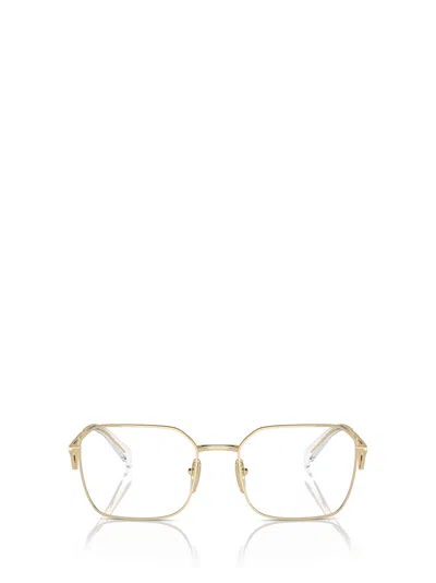 Prada Pr A51v Pale Gold Glasses