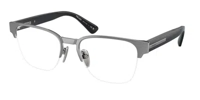 Prada Pr A52v Men's Glasses, Gunmetal, Size 52 In Gray