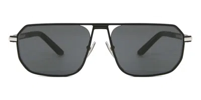 Prada Pr A53s 1bo5s0 Men's Sunglasses Black Size 59