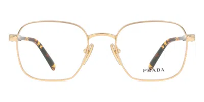 Prada Pr A55v Men's Glasses, Gold, Size 53