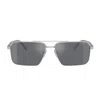 Prada Mann Sunglass Pr A57s In Metallic