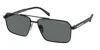 Prada Rectangular Sunglasses, 61mm In Black