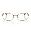 Prada Pr A57v Glasses In Gold