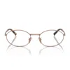Prada Pr A57v Glasses In Gold