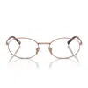 Prada Pr A57v Glasses In Gold