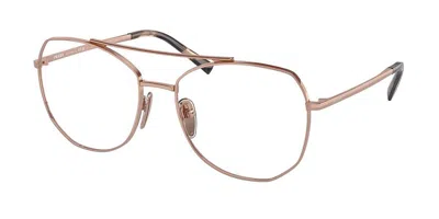 Prada Pr A58v Women's Glasses, Gold, Size 54