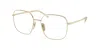 Prada Round-frame Glasses In Gold
