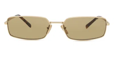 PRADA PR A60S 5AK70G WOMEN’S SUNGLASSES GOLD SIZE 59