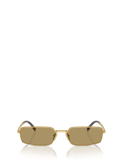 Prada Pr A60s Gold Sunglasses