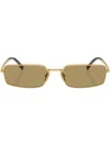 Prada Metal Pr A60s Sunglasses In 金色