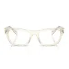 Prada Pr B01v 19x1o1 Trasparente Giallo Chiaro Glasses In Transparent