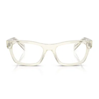 Prada Pr B01v Eyeglasses In Transparent