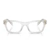 Prada Pr B01v 12r1o1 Trasparente Grigio Glasses In Transparent