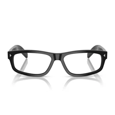 Prada Pr B02v 16k1o1 Nero Glasses In Black