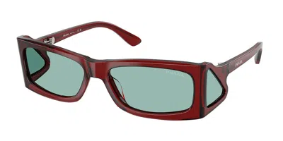 Prada Pr B03s 12z40k Men's Sunglasses Red Size 56