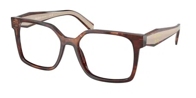 PRADA PR B03VF ASIAN FIT 07R1O1 WOMEN’S GLASSES TORTOISESHELL SIZE 56 - FREE LENSES - BLUE LIGHT BLOCK AVA