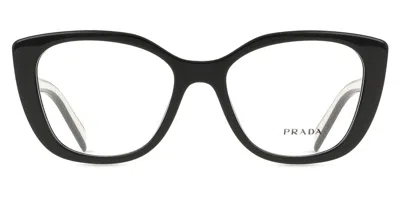 Prada Pr B04v Women's Glasses, Black, Size 53 In Blue