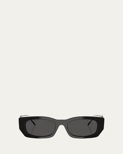 Prada Pr B05sf Pillow Sunglasses In Black