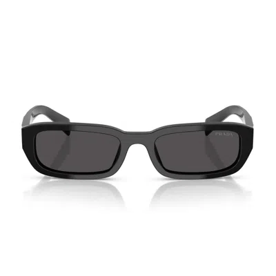 Prada Symbole Square-frame Acetate Sunglasses In Black