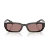 Prada Pr B06s 17n60b Root Tartarugato Sunglasses In Multicolor
