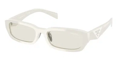 Prada Pr B06sf Asian Fit 26a40i Women's Sunglasses White Size 55
