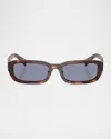 Prada Pr B06s 15w03n Tartarugato Classico Sunglasses In Grey