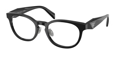 Prada Pr B06vd Asian Fit Women's Glasses, Black, Size 50