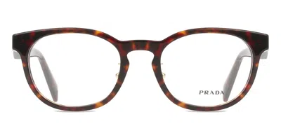 Prada Pr B06vd Vestibilità Orientale 17n1o1 Occhiali Da Vista Tartarugatishell Per Donna (solo Montatura) In Brown