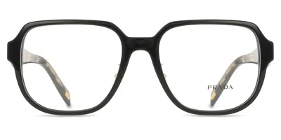 Prada Pr B07vd Asian Fit Women's Glasses, Black, Size 56