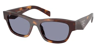 Prada Pr B09s 15w03n Women's Sunglasses Tortoiseshell Size 52 In Brown