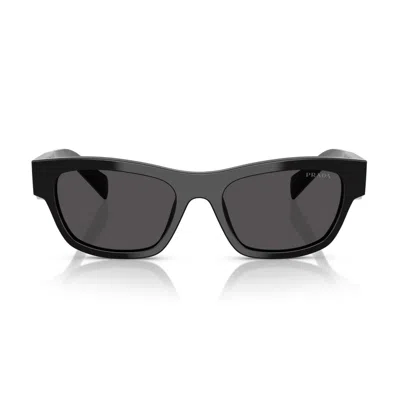 Prada Acetate Prb09s Sunglasses In Black