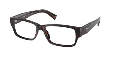 Prada Pr B09vf Vestibilità Orientale 17n1o1 Occhiali Da Vista Tartarugatishell Per Uomo (solo Montatura)